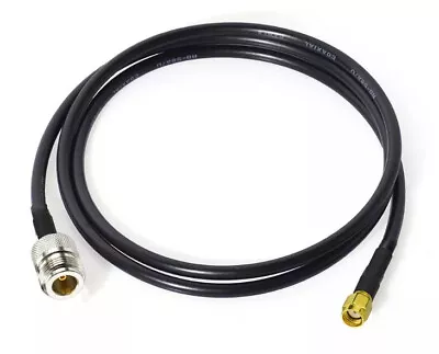 £7.49 • Buy N-Type Female To RP-SMA Male Connector Adapter Cable RG58 50cm Antenna Radio