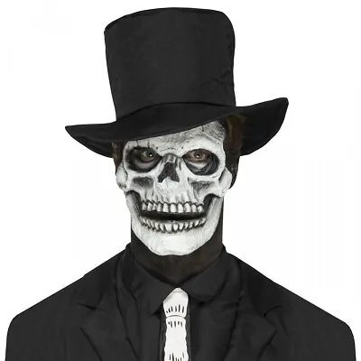 Skeleton Face Prosthetic Costume Accessory Adult Mardi Gras • $19.39