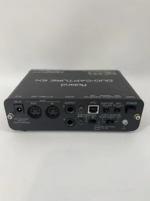 $86.39 • Buy Roland UA-22 DUO-CAPTURE EX Audio MIDI Interface 24 Bit Digital Working Tested