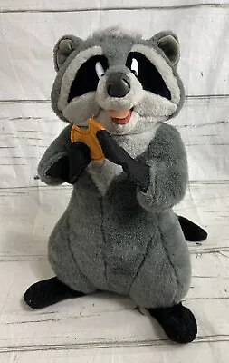 Vintage Disney Pocahontas Raccoon Meeko Plush Toy Stuffed Animal 16  - Excellent • $44.99