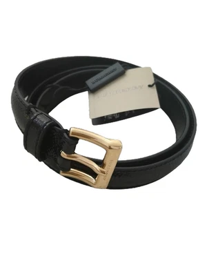 £70 • Buy Burberry Women's Belt Ladies Black Leather Size 70 / 28