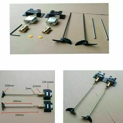 £9.34 • Buy Motor Seat Double Motors For RC Boat Drive 130 Motor Set DIY Model Connector Kit