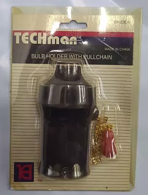 2 PACK Techman E26/E27 Retro Vintage Lamp Light Bulb Holder With Pull Chain -New • $14.32