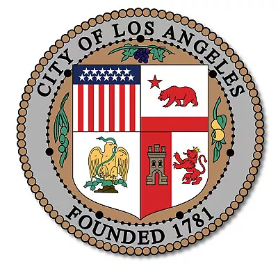 Seal Of The City Of Los Angeles LA CA Cali Vinyl Decal Sticker 4  • $4.99