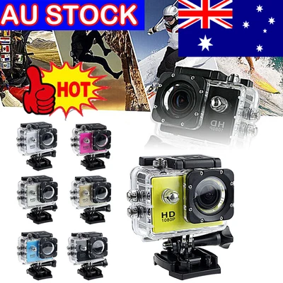 $23.96 • Buy Waterproof Sport Camera Bike Motor Cycle Action Helmet DV Cam 1080P For Gopro XD