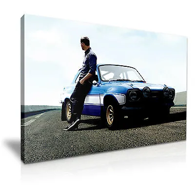 Fast And Furious Canvas Art Framed Print 30x20 Inch / 76x50CM • £32.99