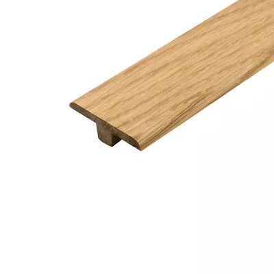 Solid Oak Adjustable Flooring Profiles Trims Door Bars Cover Strips (VARIOUS) • £19.98