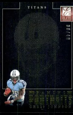 2013 Elite Panini Portraits Gold #19 Chris Johnson/49 • $4