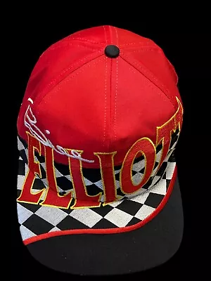 Vintage NASCAR AOP McDonald's Racing Team Crew Hat Cap Bill Elliot Snapback 90's • $24.49