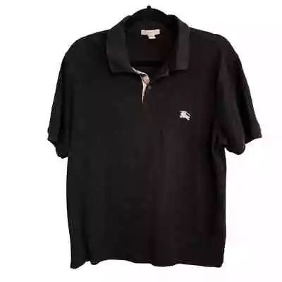 Burberry Brit Men's Polo Black Short Sleeve Size XL • $55