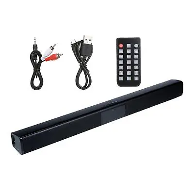 Soundbar TV Sound Wired & Wireless Bluetooth Home Theater System Multi-input • £39.25