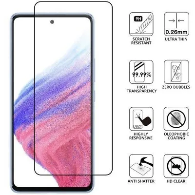 Tempered Glass Screen Protector For Samsung  A13 A14 A34 A54 S21 S20 Tab A8 • £4.99