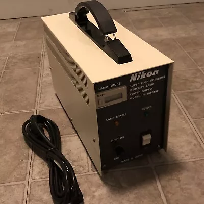 Nikon Model HB-10101AF Super High Pressure Mercury Lamp Power Supply • $71.98