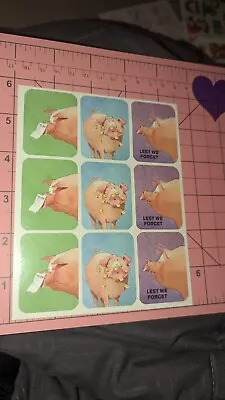 Vintage Eureka Stickers Pigs 1 Sheet • $6