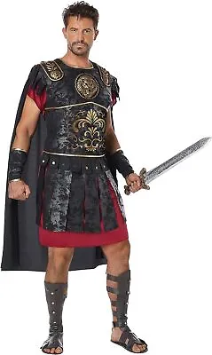 Roman Warrior Gladiator Soldier Spartan Fancy Dress Up Halloween Adult Costume • $65.95