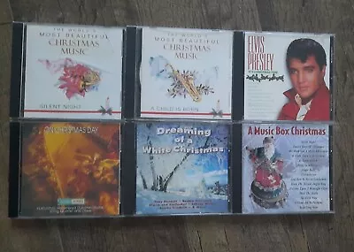 Lot Of 6 Christmas CDs Elvis Presley The World's Most Beautiful Music Box • $12