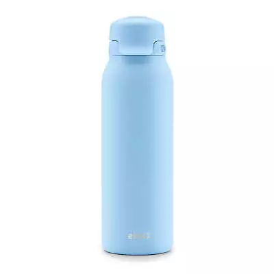 Ello Flip & Fill 32 Oz Stainless Steel Water Bottle With Flip-Top Lid And Straw • $20.98