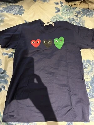 £25 • Buy Commes Des Garcons Play T-shirt Small