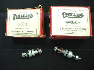 Vintage Raleigh Or Phillips Bicycle Brake Bolts Front And Rear Set NOS • $37.99