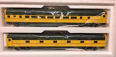 Weaver 2 RAIL C&NW 2 Car Add-On Set G1607-S (1 Coach/Sleeper) New O Scale • $395.95