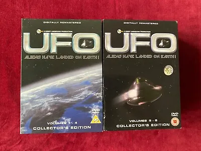 UFO: DVD Vol 1-4 & 5-8 Collectors Editions - Gerry Anderson Production • £19.99