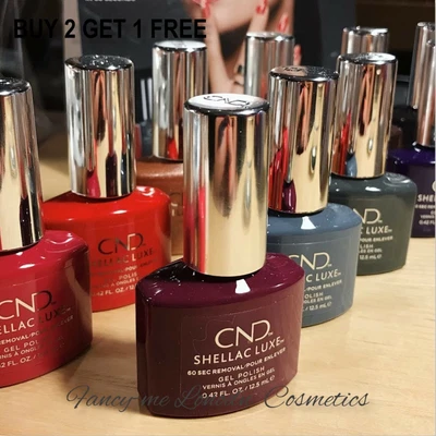 £9.99 • Buy CND SHELLAC Luxe Nail Gel Polish UV Led NEW BOXED    BUY 2 GET 1 FREE + FREE PP