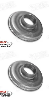 63-82 Corvette C3 Rear Spring Mount CUP Clear Zinc Finish Set NEW Pair • $11.20