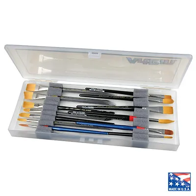 PAINT BRUSH STORAGE BOX For Paintbrush Float Brushes Case • £19.99