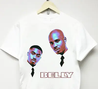 DMX NAS BELLY T-SHIRT Vtg Rap Tee Vlone Astroworld Wu Tang Ftp Tupac Kanye West • $24.65