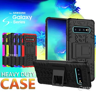 $7.99 • Buy Heavy Duty Case Cover For Samsung Galaxy S22 S10 S9 S8 Plus S10e Note 8 9 10 10+