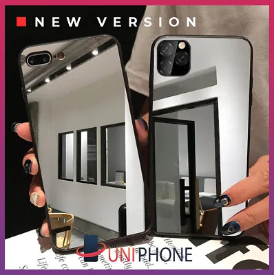 $8.85 • Buy 【Mirror】iPhone 13 12 11 XS Max Pro Mini XR 8 7 Plus Mirror Case Glass Slim Cover
