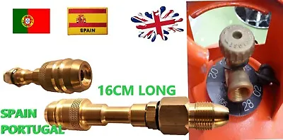 SPAIN EURO TO Gas Lpg Propane Bottle LPG UK Fill Adapter Filling Point - LONG  • $36.36