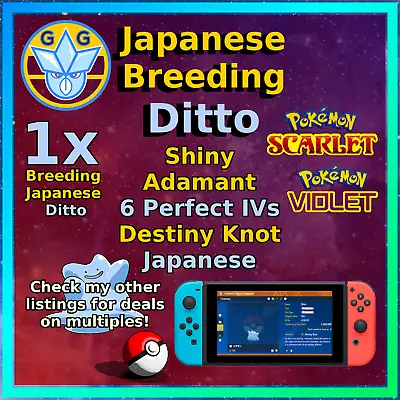 $2.99 • Buy Shiny Ditto 6IV - Adamant - Japanese - Masuda Method - Pokemon Scarlet & Violet!
