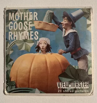 View-Master MOTHER GOOSE RHYMES B410 Reel Set + Booklet (V2) • $11.05