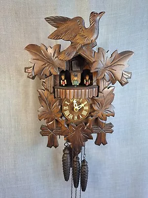 Vintage Musical Cuckoo Clock With Dancers. Cuckoo And Dancers Not Working.  • £80