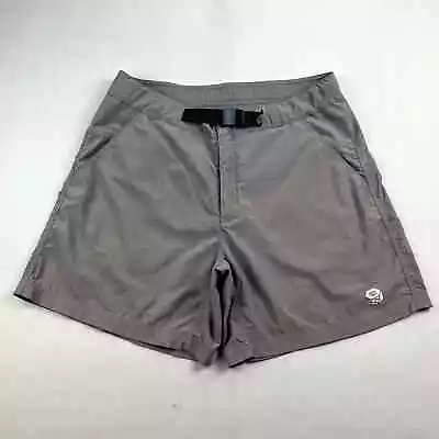 Mountain Hardwear Shorts Mens Large Tan Chino Belted Lightweight Outdoor Hiking • $19.99