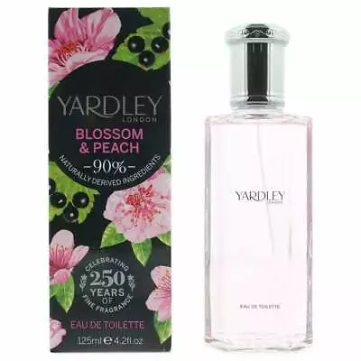 Yardley Blossom & Peach 125ml Edt Spray For Her - New Boxed & Sealed - Free P&p • £12.40