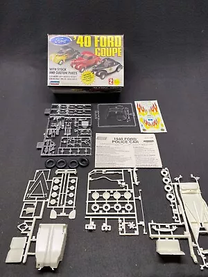 '40 Ford Coupe Chassis Parts Kit 1/25 Chrome Drag Car Custom Street Machine • $10.99