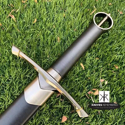 Irish Celtic Medieval Knight Warrior Arming Sword W/ Scabbard - CUSTOM ENGRAVED • $75.95