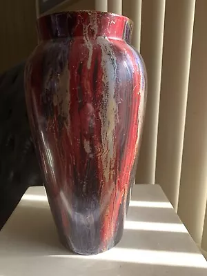 $2675 • Buy Zsolnay Pottery Vase Iridized Lustre Eosin Drip Glaze