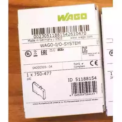 NEW IN BOX WAGO 750-477 Buscoupler DeviceNet Module PLC Adapter 750-477 • $265