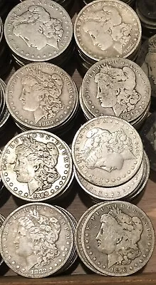 Lot Of 80 Morgan Silver Dollars Circulated Set Of Coins All Pre ‘21 Dates • $2499