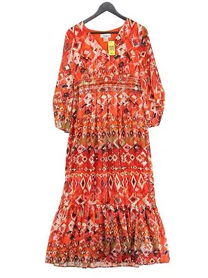 Linea Tesini Women's Maxi Dress UK 12 Multi Polyester With Viscose Maxi • £19.30