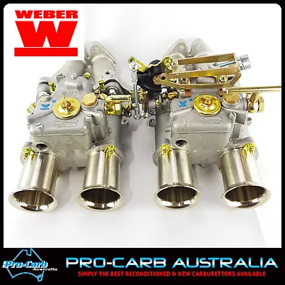 Weber 45 Dcoe Datsun L4 Carburetor Package Lp1000 Linkage L18 L20b 4 Cyl • $1956.55