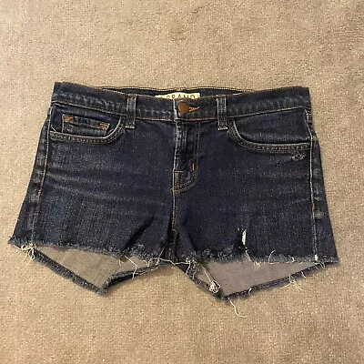 J Brand Cut Off Jean Shorts Womens 28 Blue Ink Stretch Denim Daisy Dukes Beach • $14.97