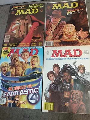 Mad Magazine Lot ~ FF Jedi Indiana A-Team (1982~2005) • $24