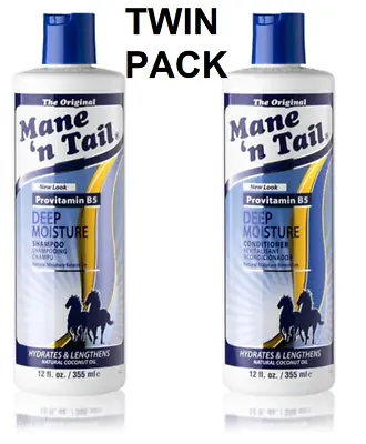 Mane N Tail Deep Moisturizing Shampoo And Conditioner 12oz TWIN PACK • $141.08