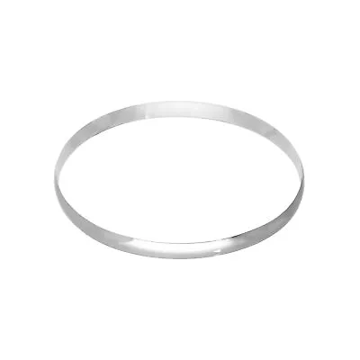 £22 • Buy Sterling Silver Plain Round 68mm Stacking Bangle