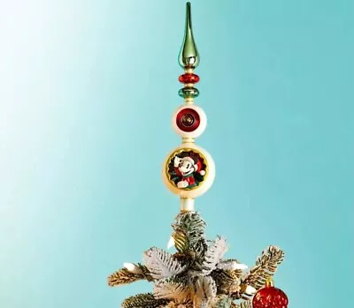 Disney Mickey And Minnie Mouse Christmas Holiday Tree Topper  • $29.99