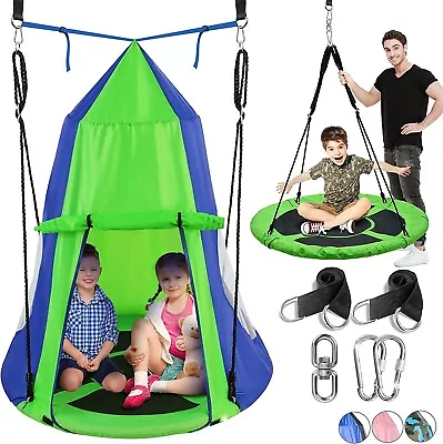 £79.47 • Buy 40  Hanging Tree Play Tent Hangout For Kids Indoor Outdoor Flying Saucer NEW